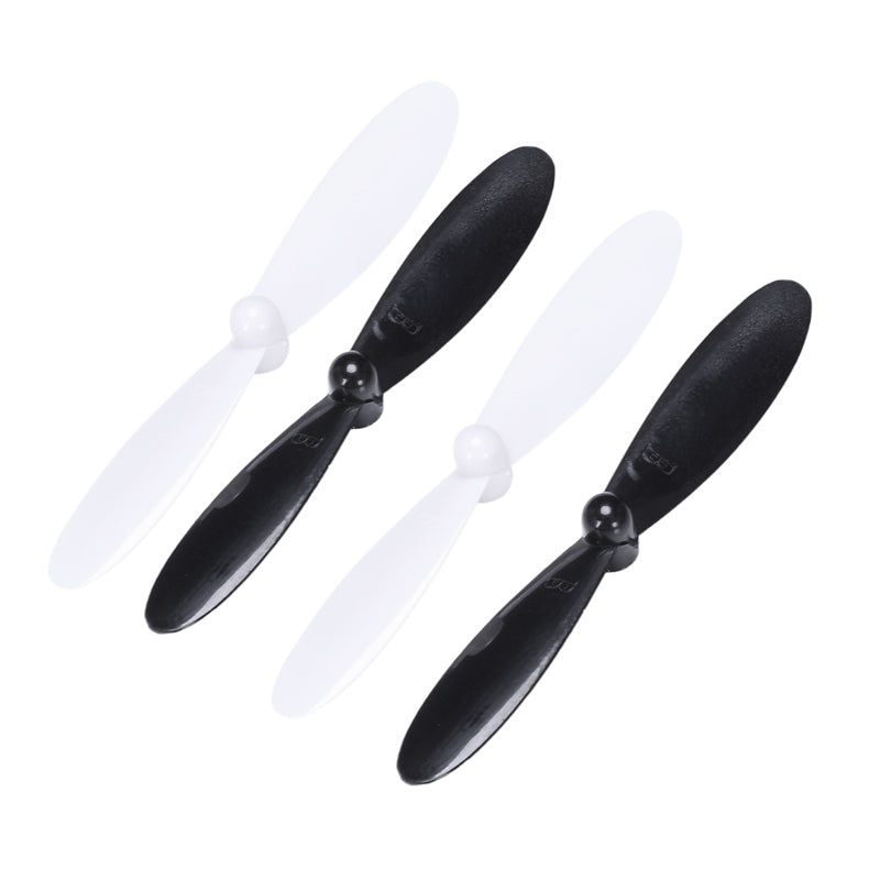 6 x Combo Propellers for Hubsan X4 H107 Propellers Blades Props Black + Whi J2H9