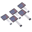 Keyboard Membrane Switch--Lot of 5 4x4 Matrix Fan 16 Keys Keyboard Membrane K3Q8