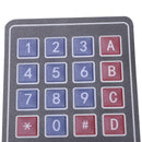 Keyboard Membrane Switch--Lot of 5 4x4 Matrix Fan 16 Keys Keyboard Membrane K3Q8
