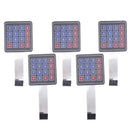 Keyboard Membrane Switch--Lot of 5 4x4 Matrix Fan 16 Keys Keyboard Membrane K3Q8