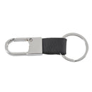 New Fashion Black Leather Strap Keyring Keychain Key Chain Ring Key Fob R2D8