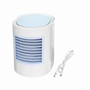 5V 3 Speeds Portable Air Cooler USB Oval Air Conditioner Fan Mini Water Cooling Fan Conditioner