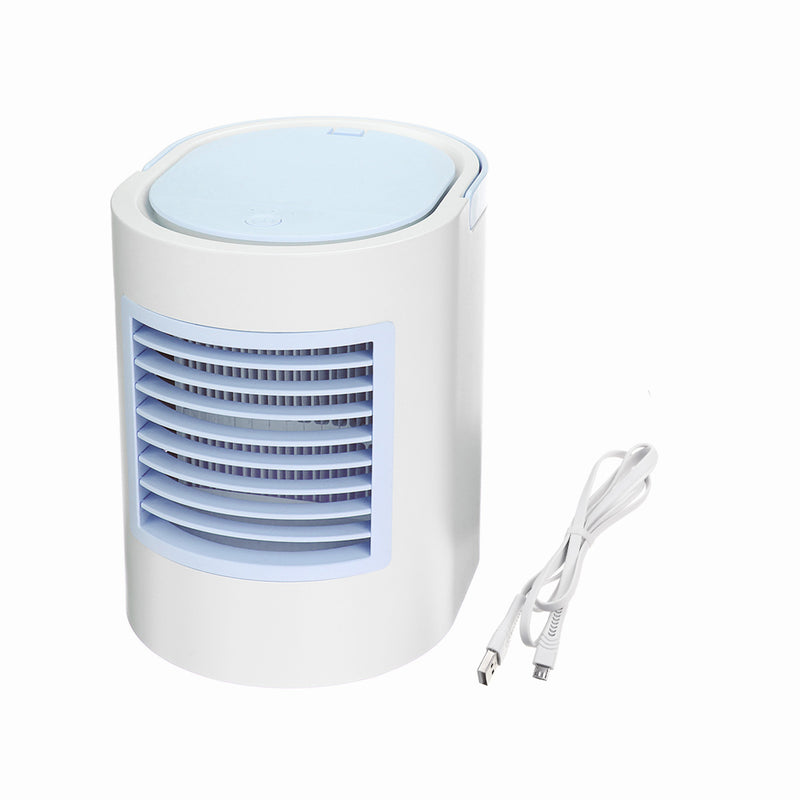 5V 3 Speeds Portable Air Cooler USB Oval Air Conditioner Fan Mini Water Cooling Fan Conditioner