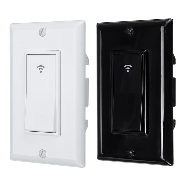 WIFI Smart Wall Light Touch Switch APP Timer 1 Gang For Alexa Google Home IFTTT