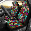 Universal Skull Car Front Seat Cover Breathable Seat Protection Cushion Seat Back Cushion