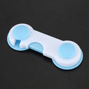 10pcs Set Door Drawers Wardrobe Todder Baby Safety Plastic Lock Blue R6C6