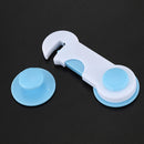 10pcs Set Door Drawers Wardrobe Todder Baby Safety Plastic Lock Blue R6C6