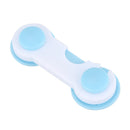 10pcs Set Door Drawers Wardrobe Todder Baby Safety Plastic Lock Blue R6C6