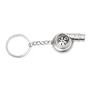 Turbocharger Keyring with rotating paddle wheel Key chain (size 4.2 * 1.7 *
