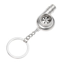 Turbocharger Keyring with rotating paddle wheel Key chain (size 4.2 * 1.7 *