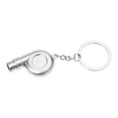 Turbocharger Keyring with rotating paddle wheel Key chain (size 4.2 * 1.7 *