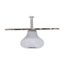 8ST Retro Style Kitchen Knobs Metal Pull Door Handles White B4J3