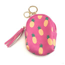 Cartoon Creative Pineapple Flamingo Fruit Coin Purse Mini Bag Data Cable Headset Storage Bag Coins Bag