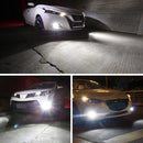 NovSight A617 80W LED Car Fog Lights H11 H1 H3 H7 DRL Driving Brake Bulb 9005 9006 1500LM 6500K Cool White 2PCS