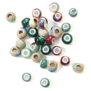 5Pcs 6mm Ice Crystal Beads DIY Women Hand Woven Material DIY Jewelry