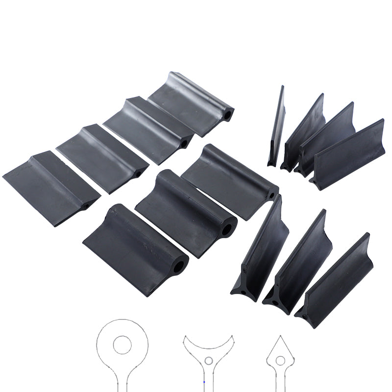 14Pcs Flexible Contour Polishing Pad Sanding Block Rubber Sandpaper Mat Convex Concave For Lathe Wood Carving Woodworking Tools