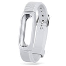 Replacement 14mm Rubber Strap Metal Case  Bracelet Wristband for Xiaomi Miband 2