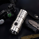 Dito XG1 XPG 600LM 6Modes USB Rechargeable Stainless Steel Mini Keychain Light EDC LED Flashlight