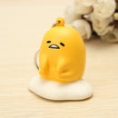Simulation Egg Yolk Resin Crafts Ornaments With String For Cell Phone Decoration Toys