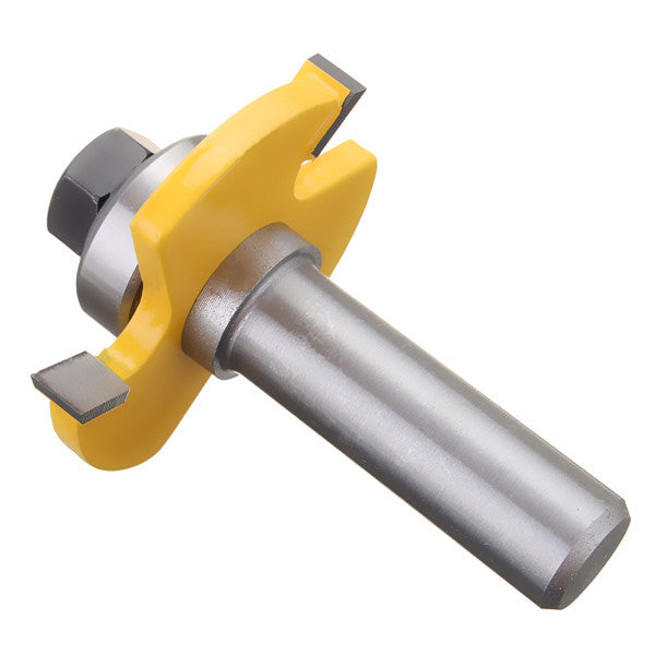 2pcs 1/2 Inch Shank Tongue and Groove Router Bit Set Woodworking Cutter Tenon Cutter