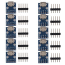 10 pcs mini USB Turn Dip Interface Seat 5V Power Supply Converter Board C3S1