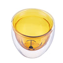 Cat Bear Glass Cup Double Wall Clear Tea Coffee Milk Drink Mug Container Decor