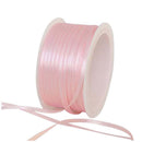 Gift wrapping ribbon satin ribbon 50m x 3mm pink T9D3
