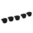 5 pieces thumb post for clarinet (made of rubber) black V4S2