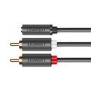 UGreen AV102 3.5mm Female to 2RCA Male Audio Adapter Cable AUX Cable for Home Theater DVD VCD