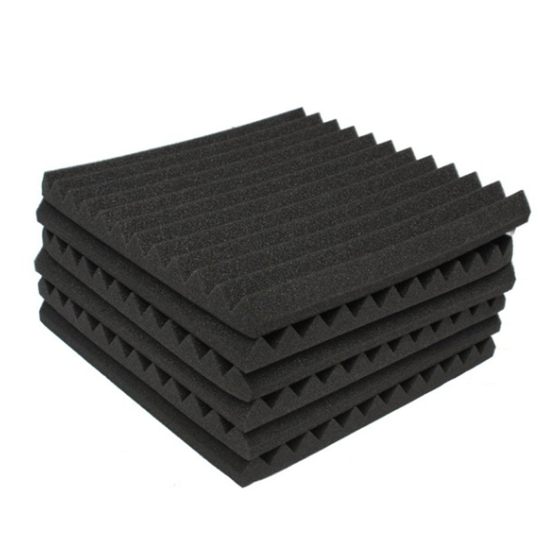 Studio Acoustic Soundproof Foam Panel Tile Sound Absorption Proofing Treatment Wedge 30x30