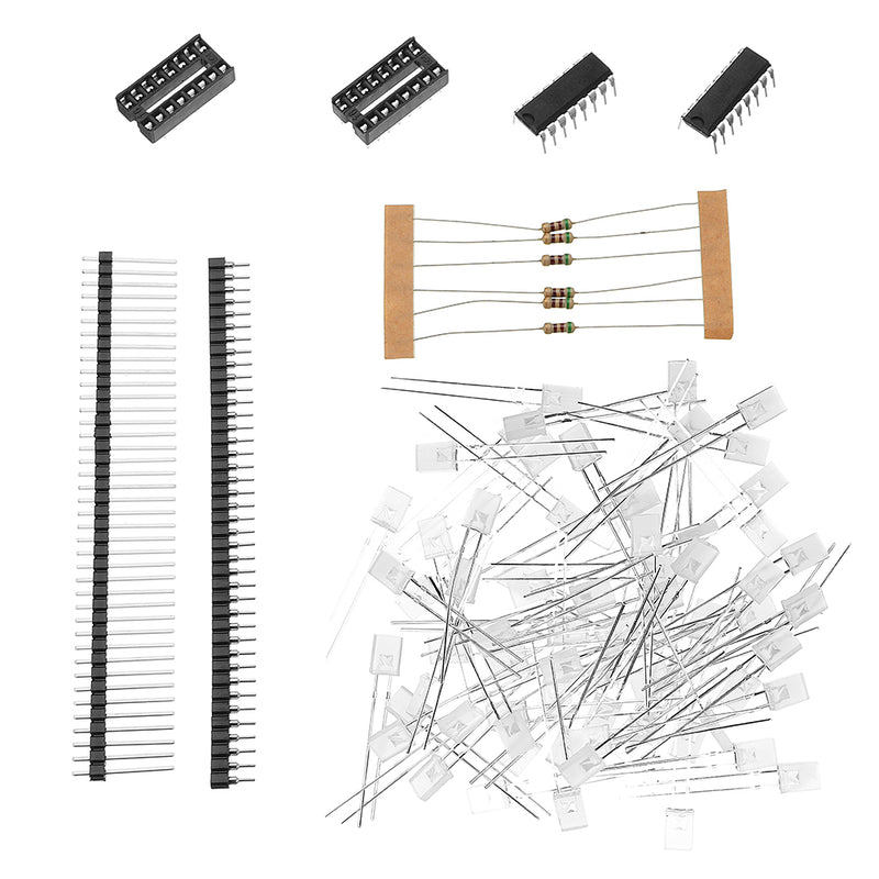 3pcs 4X4X4 Blue LED Light Cube Kit 3D LED DIY Kit For  DIY Kit