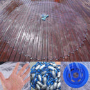 Outdoor Hand Throw Fishing Net Casting Easy Fishing Bait Catch Netting Cast Mesh