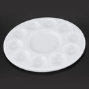 White 11-well Round Paint Palettes Artist Pallette S5V4