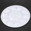 White 11-well Round Paint Palettes Artist Pallette S5V4