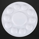 White 11-well Round Paint Palettes Artist Pallette S5V4
