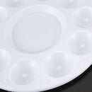 White 11-well Round Paint Palettes Artist Pallette S5V4