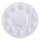 White 11-well Round Paint Palettes Artist Pallette S5V4