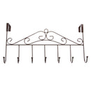Hook wall coat rack 7 hook garment hook door hook towel