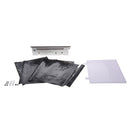 18cm Solar 4 LED stainless steel house number light solar lamp house number C4H5