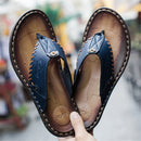 Mens Sandals Toe Shallow Summer Shoes Anti-slip Slippers Comfort Outdoor Sandals Summer Beach Shoes
