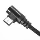Bakeey Dual 90 Degree Type C Fast Charging Data Cable 1M For Oneplus 5t Xiaomi 6 Mi A1 S9