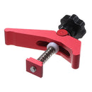 2pcs Aluminum Alloy Quick Acting Hold Down Clamp T-Slot T-Track Clamp Set with Metal Box Woodworking Tool
