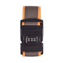 Safety belt Belt Lock Combination Travel Luggage Suitcase band color:Orange