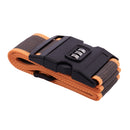 Safety belt Belt Lock Combination Travel Luggage Suitcase band color:Orange