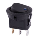 5x 12V LED Dot Light Car Boat Round Rocker ON/OFF SPST Switch Color:Blue S4C6