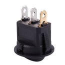 5x 12V LED Dot Light Car Boat Round Rocker ON/OFF SPST Switch Color:Blue S4C6