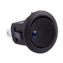 5x 12V LED Dot Light Car Boat Round Rocker ON/OFF SPST Switch Color:Blue S4C6