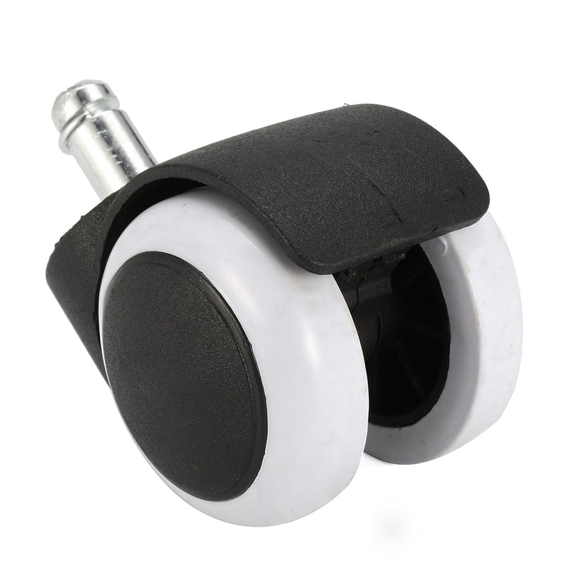 5Pcs 2 Inch Universal Office Home Chair Rubber Caster Wheels Floor Funiture Replacement