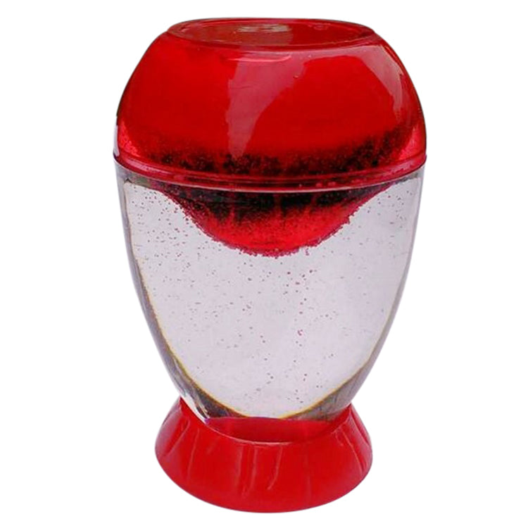 Egg Sand Clock Liquid Oil Glass Sandglass Hourglass Timer Home Decor Relax  D3L5