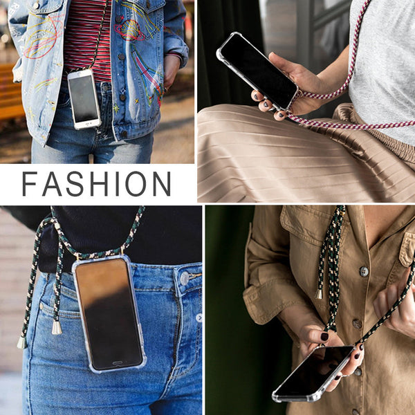 Bakeey Transparent Shockproof With Drawstring Necklace Rope Protective Case For Xiaomi Mi A3 / Xiaomi CC 9e